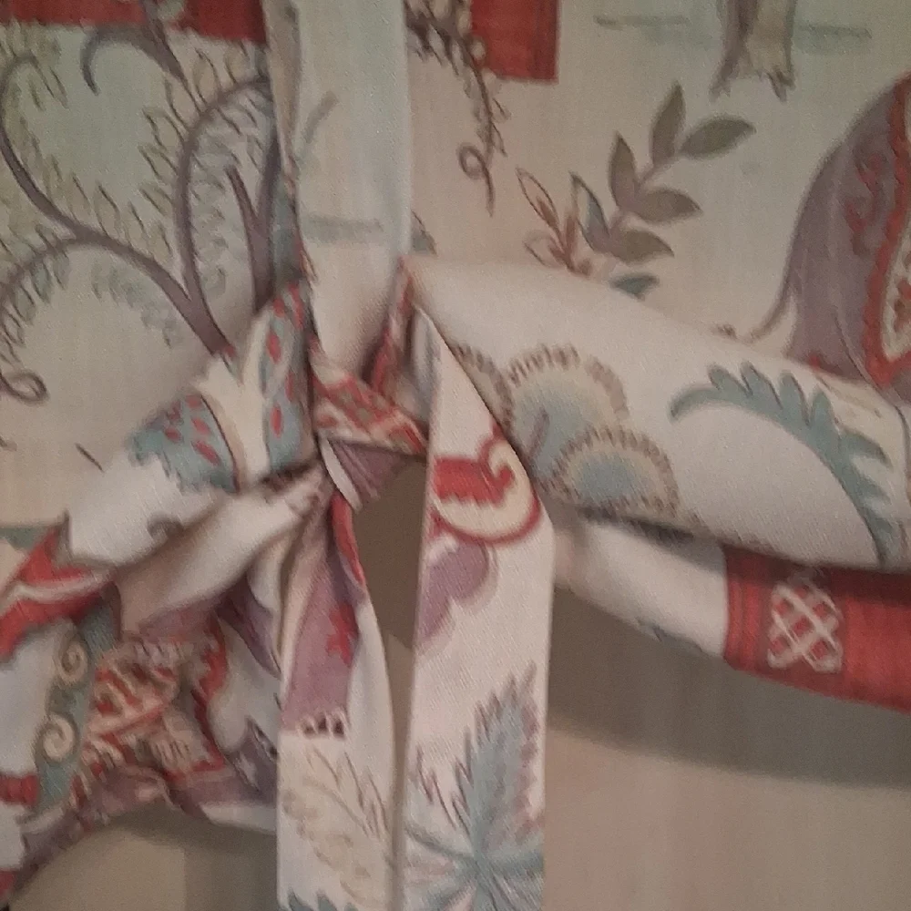 Decorative Elephant Print Curtain Pair
